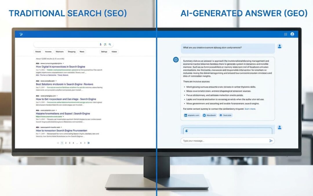 Le GEO est-il le nouveau SEO ? comprendre le generative engine optimization et son impact sur le référencement et l’IA