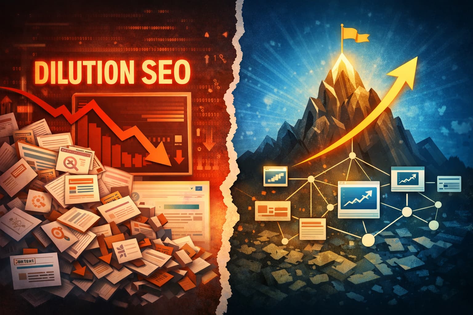 dilution seo - digital gagnant
