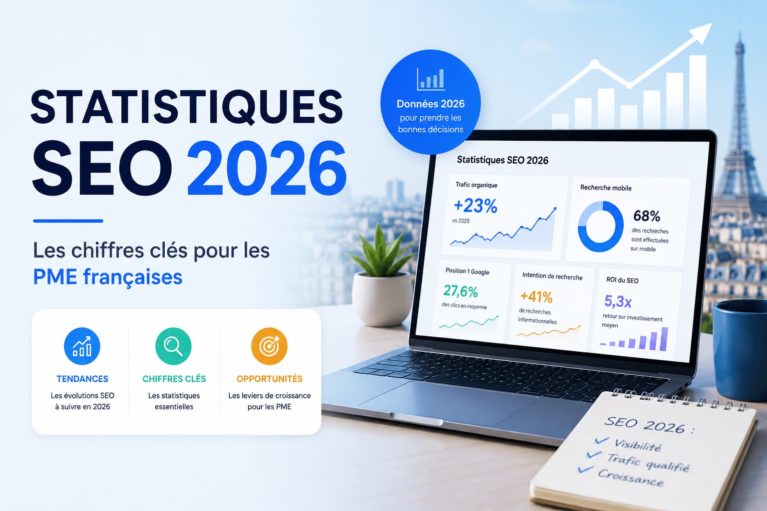 statistiques seo 2026 pme france